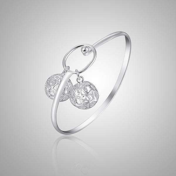 Sterling Silver-filled Bangle Hollow ball filigree LOCAL Courier delivery